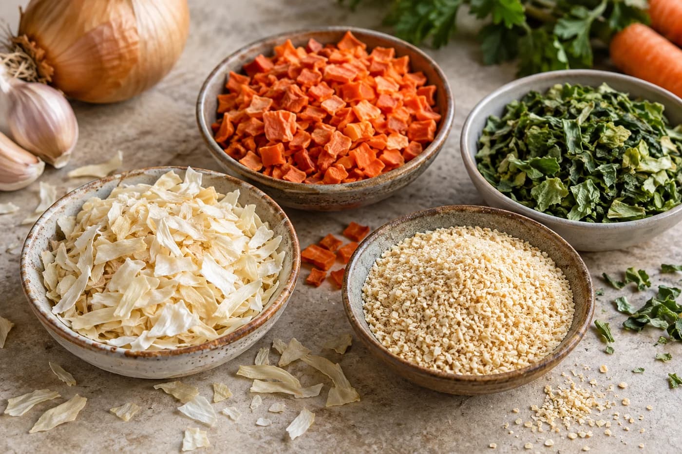 Dehydrated Vegetables